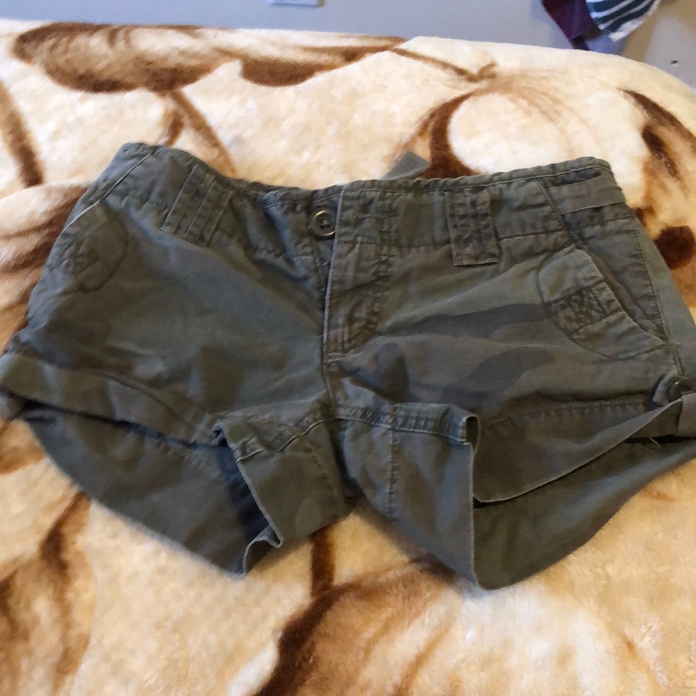 American Eagle Camo cargo shorts.